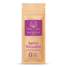 Cargar imagen en el visor de la galería, Berry Focused (Electrolitos Keto - Kit de 2 cajas con 7 porciones - True For You)