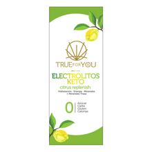 Cargar imagen en el visor de la galería, Citrus Replenish (Electrolitos Keto - Kit de 2 cajas con 7 porciones - True For You)