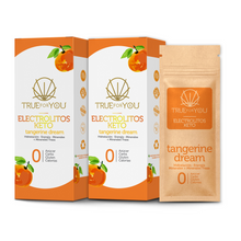 Cargar imagen en el visor de la galería, Tangerine Dream (Electrolitos Keto - Kit de 2 cajas con 7 porciones - True For You)
