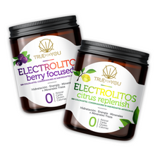 Cargar imagen en el visor de la galería, Electrolitos, Kit de 2 productos - Berry Focused + Citrus Replenish - True For You
