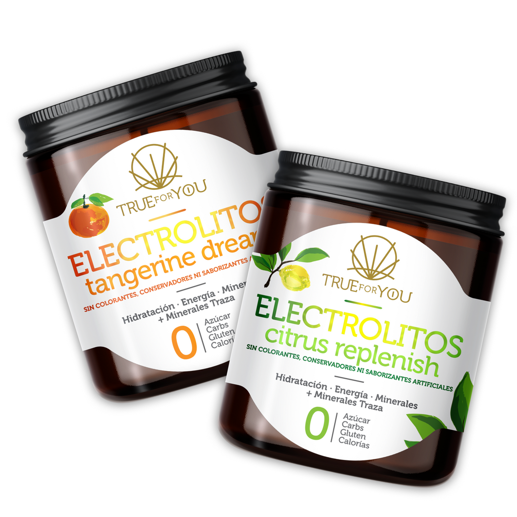 Electrolitos, Kit de 2 productos - Tangerine Dream + Citrus Replenish - True For You