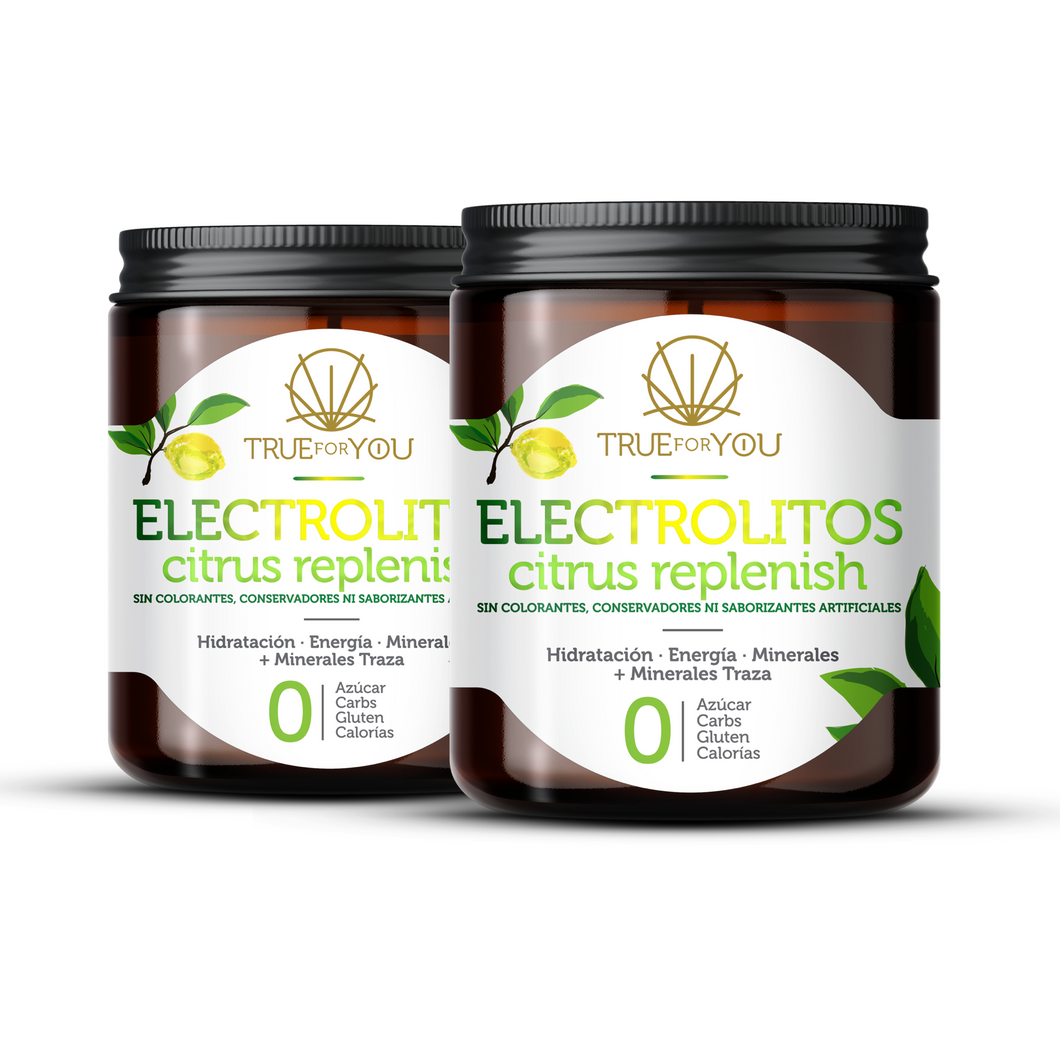 Electrolitos, Kit de 2 productos Citrus Replenish - True For You