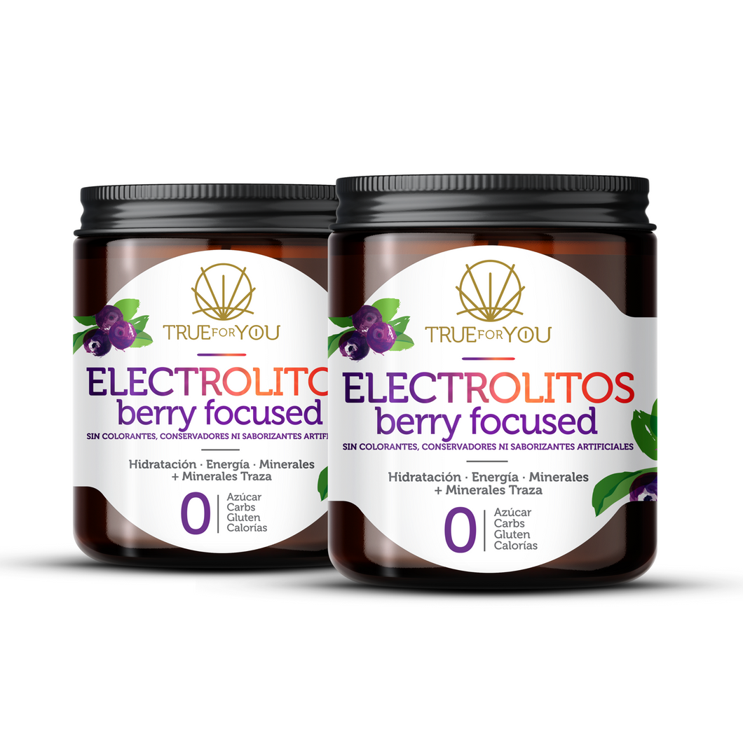 Electrolitos, Kit de 2 Productos Berry Focused - True For You